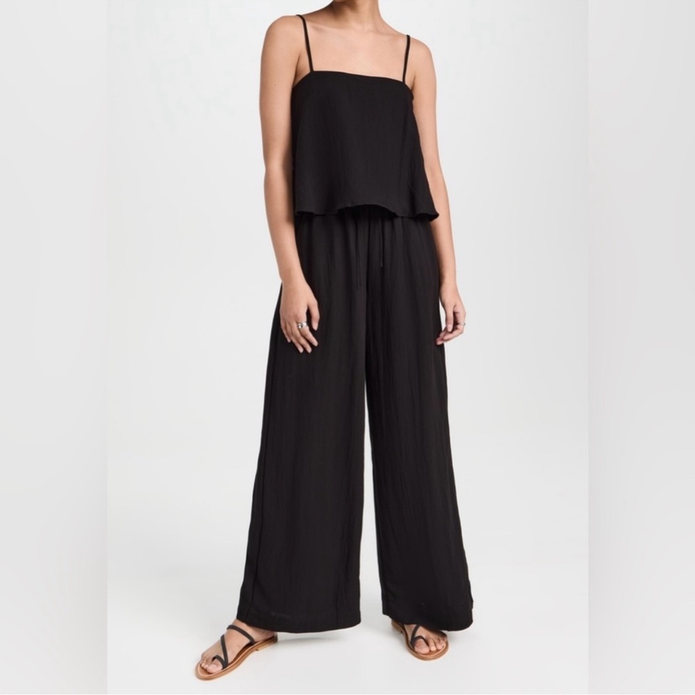 Z Supply Black Wide Leg Jumpsuit